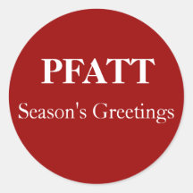 Season's Greetings, PFATT Sticker