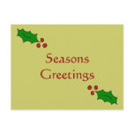 Seasons Greetings Postcard