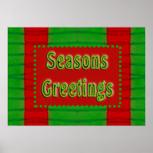 seasons greetings print