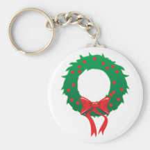 Seasons Greetings: Wreath Keychain