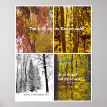 Seasons of God's Infinite Love Print