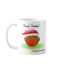 Season's tweetings Christmas Robin Mug