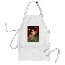Seated Angel - Bull Mastiff #1 Apron