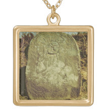 Seated Bodhisattva, Korean, c.985 AD (granite) Necklace