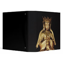 Seated Buddha Vinyl Binder