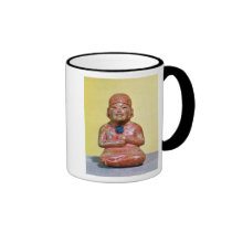 Seated figure, possibly one  earliest mugs