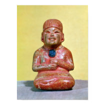 Seated figure, possibly one  earliest posters