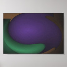 Seated Lady In A Purple Dress Poster
