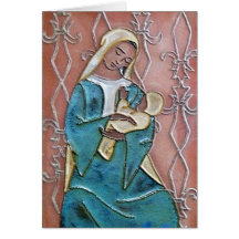 Seated Madonna of the Fleur de Lys Cards