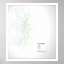 Seattle Commutes: Commute Times Poster
