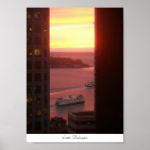 Seattle Ferries Poster