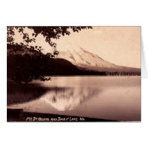 Seattle Washington Mount Saint Helen's circa 1940 Card