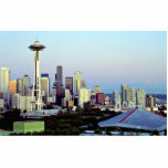 Seattle with Mount Rainier, Washington State, U.S. Acrylic Cut Outs