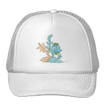 Seaweed Coral Ocean Cute Fish Cartoon Hats