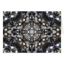 Seaweed Shells Mandala Card