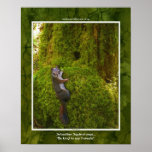 SEBASTIAN SQUIRREL Fun Kids Eco Poster