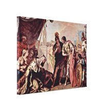 Sebastiano Ricci - Family of Alexander the Great Stretched Canvas Prints