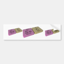 Sec as Se Selenium and C Carbon Bumper Stickers