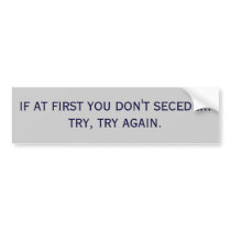 Secede Bumper Sticker
