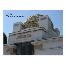 secession hall vienna postcard
