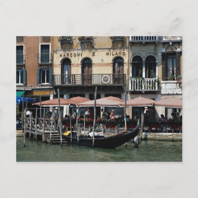 Coffee Shops Venice on Secluded Cafe Terrace  Venice  Italy Post Cards At Zazzle Ca