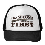 Second Amendment Protects First Amendment Trucker Hat