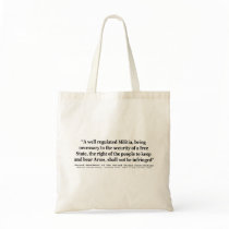 Second Amendment to the United States Constitution Tote Bags