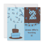 Second Birthday : Boy : Invitation