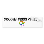 Second Class Citizen Bumper Sticker