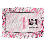 Second Grade Teacher Binder - Zebra Print Crayon