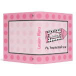 Second Grade Teacher Polka Dot Crayon Binder