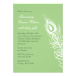Secouez votre vert d'invitation de baby shower de 