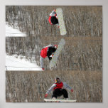 Secousse de surf des neiges poster