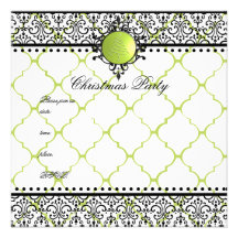 Secousse élégante de Noël Invitations Personnalisées