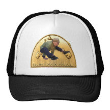 secret duck porice trucker hat