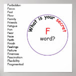 Secret F words Print