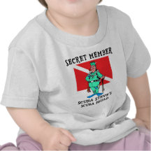 Secret Member SCUBA Steve Baby T Shirts