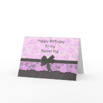 Secret Pal birthday Greeting Card