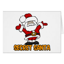 SECRET SANTA GREETING CARDS