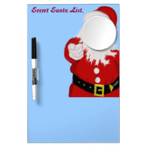 Secret Santa List Board. Dry-Erase Board