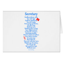 Secrétaire Merci Cartes De Vœux