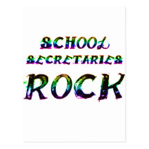 SECRÉTAIRES ROCK D'ÉCOLE CARTES POSTALES
