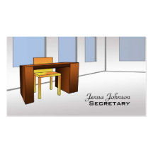 Secretary business cards