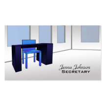 Secretary business cards