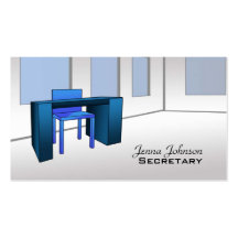 Secretary business cards