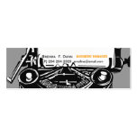 Secretary  Business Manager Business Card Template