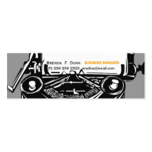 Secretary  Business Manager Business Card Template