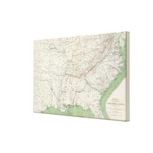 Section des USA de Colton Impressions Sur Toile