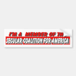 SECULAR COALITION FOR AMERICA BUMPER STICKERS