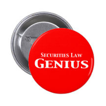 Securities Law Genius Gifts Pin